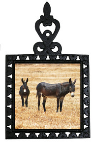 Donkey Iron Trivet