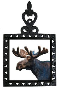Moose Iron Trivet
