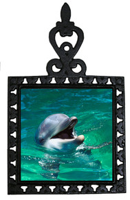 Dolphin Iron Trivet