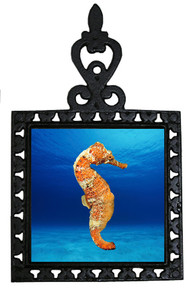 Seahorse Iron Trivet