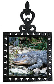 Alligator Iron Trivet