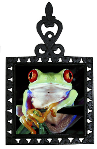Tree Frog Iron Trivet