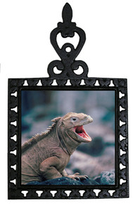 Iguana Iron Trivet