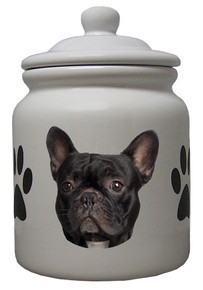 French Bulldog Ceramic Color Cookie Jar