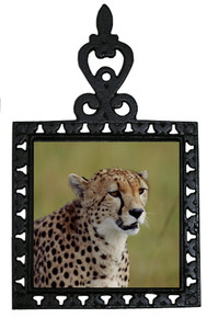 Cheetah Iron Trivet