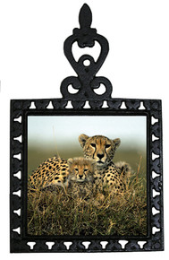 Cheetah Iron Trivet