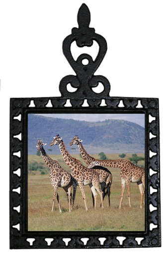 Giraffe Iron Trivet