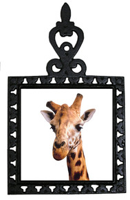 Giraffe Iron Trivet
