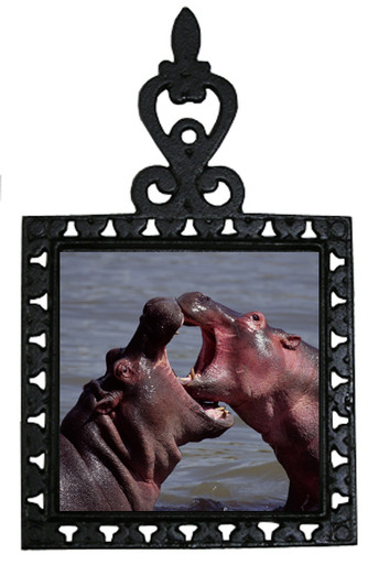 Hippo Iron Trivet