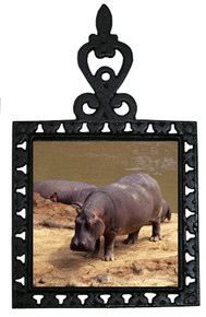 Hippo Iron Trivet