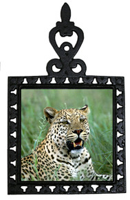 Leopard Iron Trivet