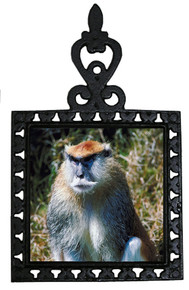 Monkey Iron Trivet