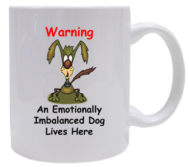 Emotionally Imbalanced Dog: Mug