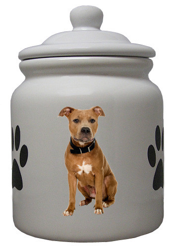 Pitbull Ceramic Color Cookie Jar