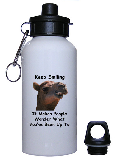 Keep Smiling: Water Bottle