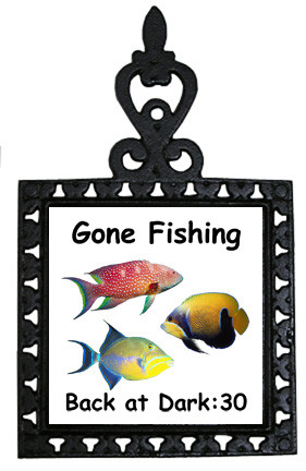 Gone Fishing: Trivet