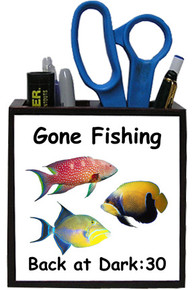 Gone Fishing: Pencil Holder