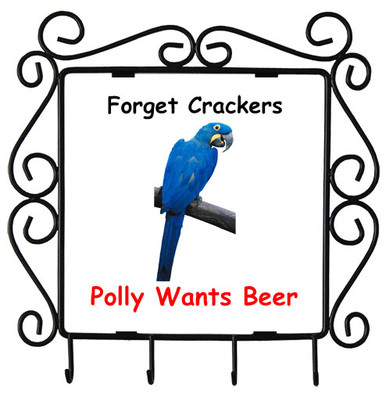 Polly Wants Beer: Metal Key Holder