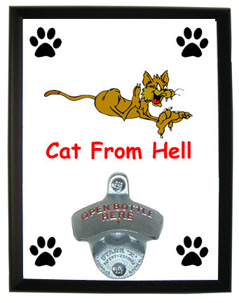 Cat From Hell: Bottle Opener