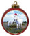 Camargue Ceramic Red Drum Christmas Ornament