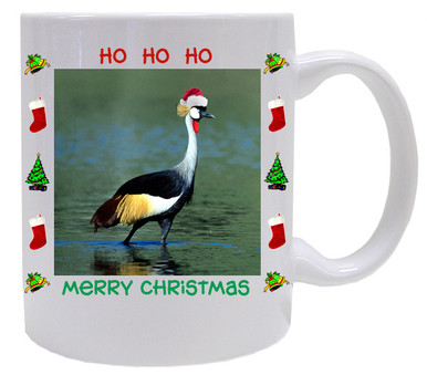 Crowned Crane  Christmas Mug