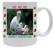 Egret  Christmas Mug