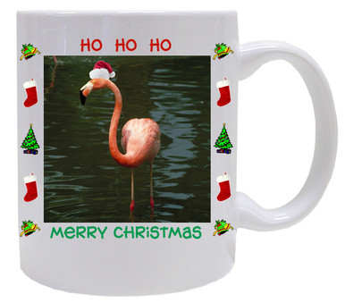 Flamingo  Christmas Mug