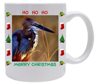 Goliath Heron  Christmas Mug