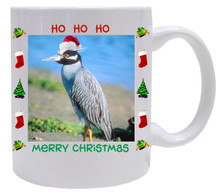 Yellow Crowned Heron  Christmas Mug