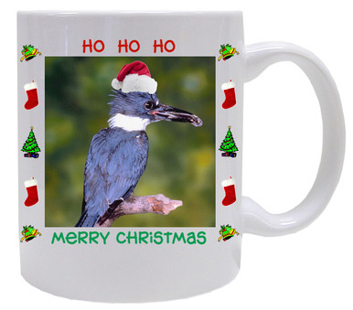 Belted Kingfisher  Christmas Mug