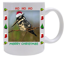 Pied Kingfisher  Christmas Mug