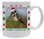 Pied Kingfisher  Christmas Mug
