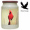 Cardinal Canister Jar