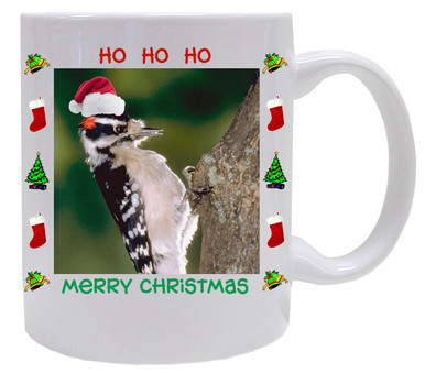 Downey Woodpecker  Christmas Mug