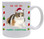 Calico Cat Christmas Coffee Mug