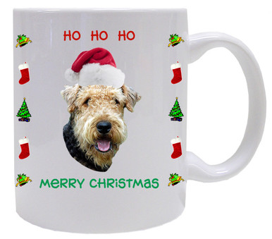 Airdale Christmas Mug