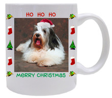 Bearded Collie Christmas Mug