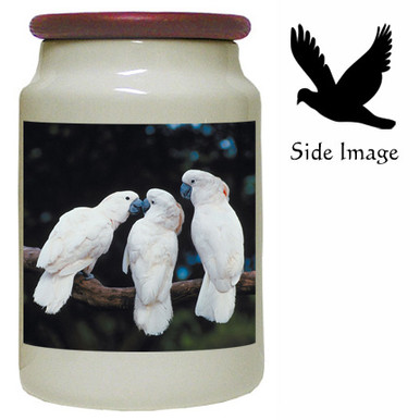 Cockatoo Canister Jar