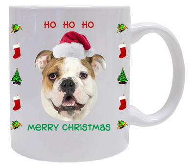 Bulldog Christmas Mug