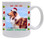 Collie Christmas Mug