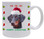 Doberman Christmas Mug