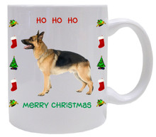 German Shepherd Christmas Mug