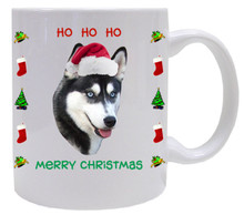 Siberian Husky Christmas Mug