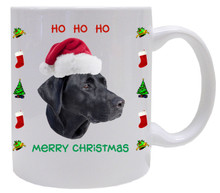 Black Labrador Retriever Christmas Mug