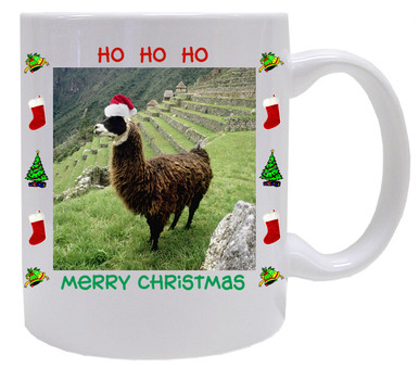 Llama Christmas Mug