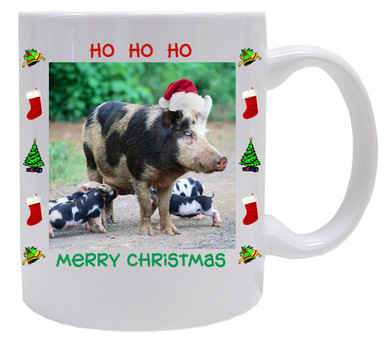 Pig Christmas Mug