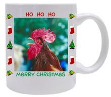 Rooster Christmas Mug