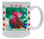 Rooster Christmas Mug