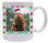 Beaver Christmas Mug