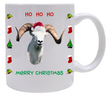 Big Horned Sheep Christmas Mug